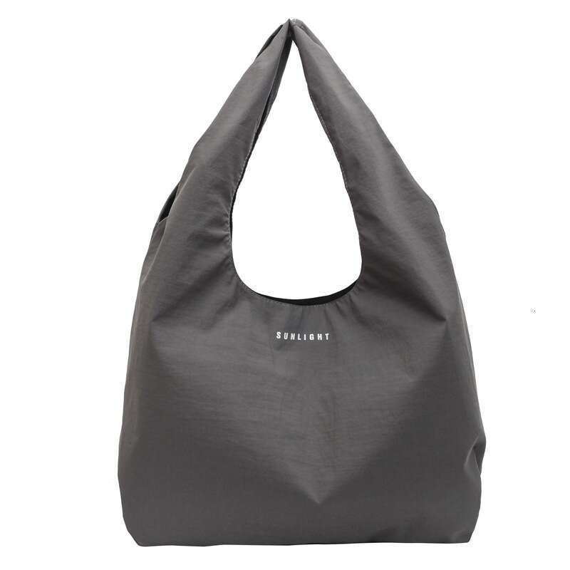 Color-Block Letter Casual Handbag for Women 2025 New Simple Korean Style Shoulder Bag Bags Designer Women Lightweight Versatile Nylon Tote