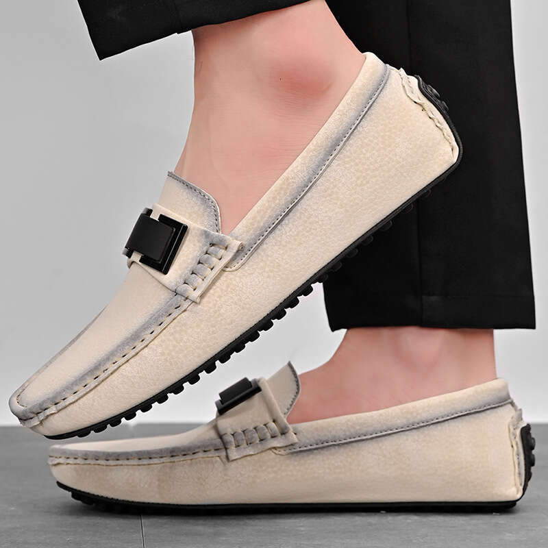 Spring and Summer foreign trade new cross-border plus size hot selling Factory Direct Doudou casual men's shoes lazy driving