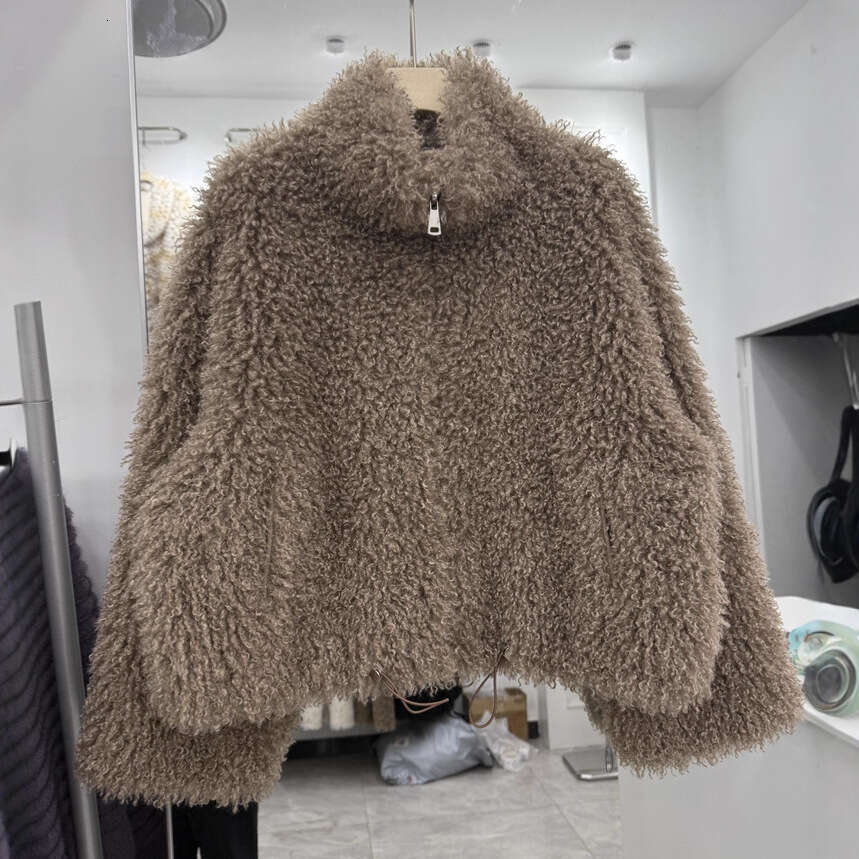 Women Winter Warm Coat Furry Lambswool Coat Turn Down Coat Thick Jacket Tops For Women Coat