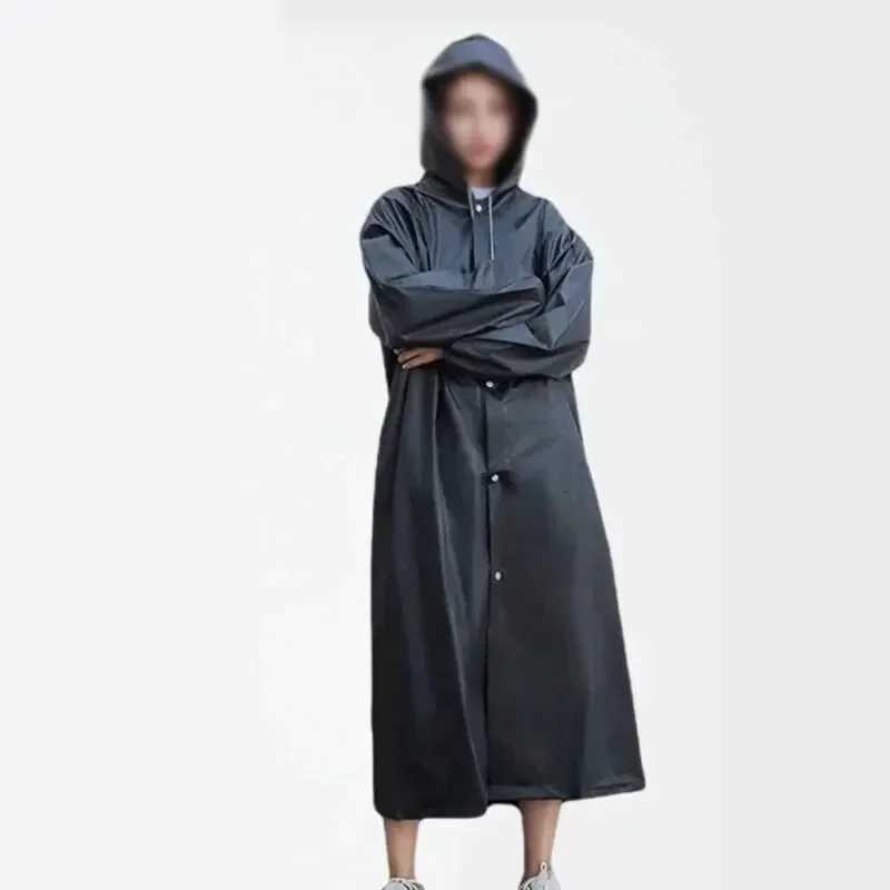 Raincoat Non-disposable Unisex Thickened Waterproof Outdoor Clothing Long Section of Anti-storm Rain Rainwear Y250814