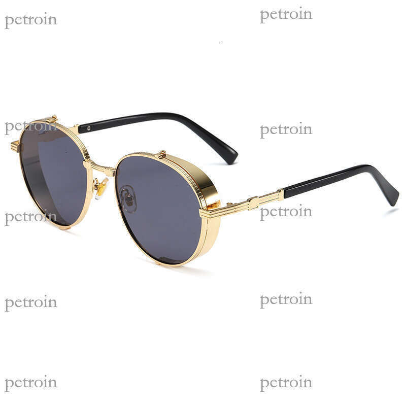 Fashion Steampunk Y2Kins Metal Unisex Personality Sunglasses Trendy