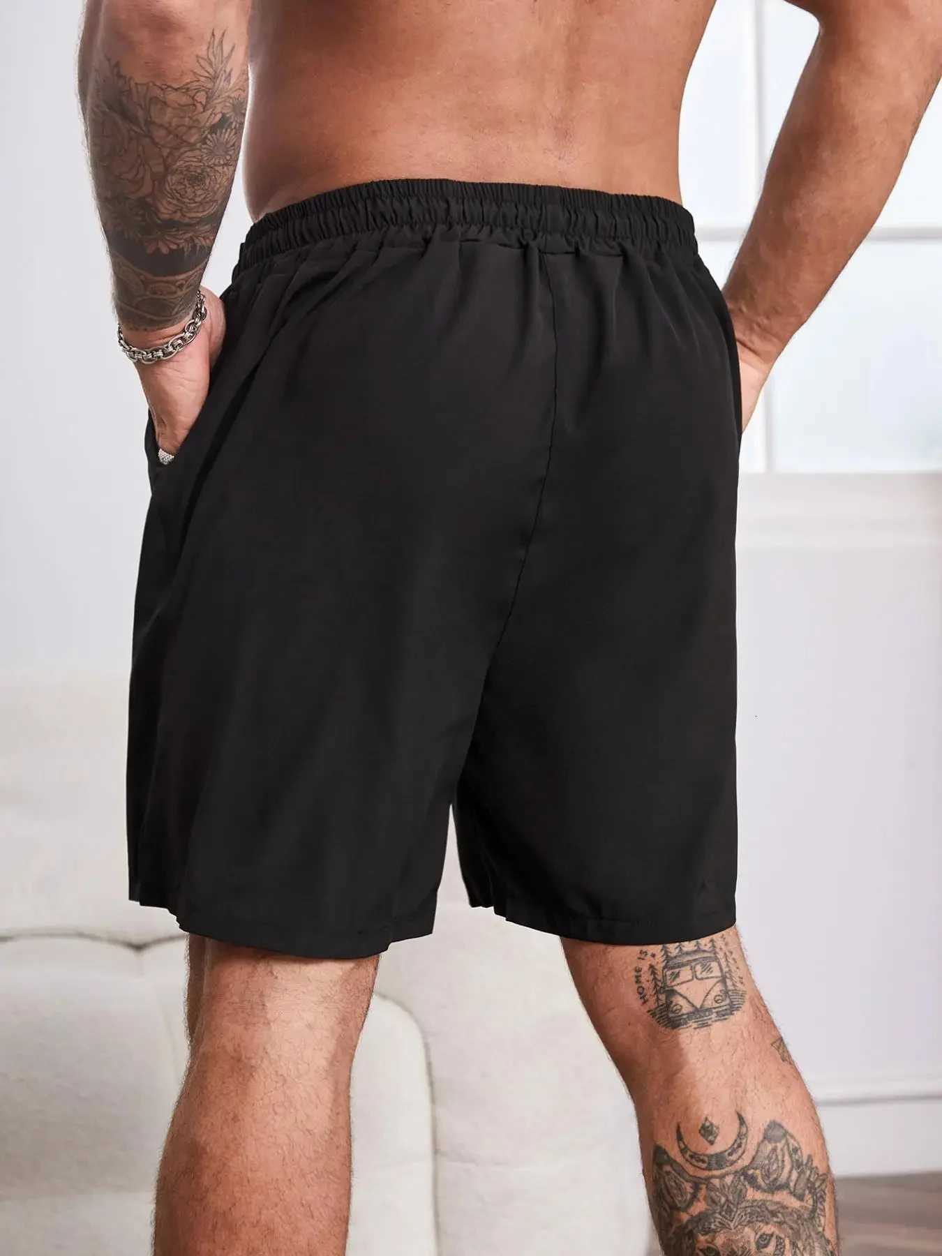 Mens Summer Sports Shorts Sports Fitness Shorts Men Basketball Game Training Running Casual Loose Quick-Drying Five-Point Pant Y250814