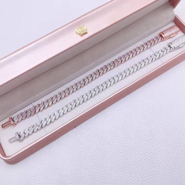 Bold 16mm Moissanite Cuban Link Chain Necklace Luxurious Silver 925 Miami Cuban for Unisex Glamour