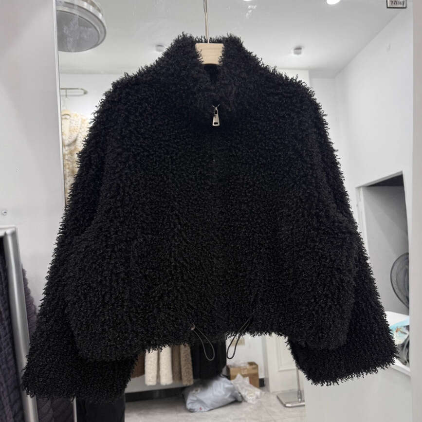Women Winter Warm Coat Furry Lambswool Coat Turn Down Coat Thick Jacket Tops For Women Coat