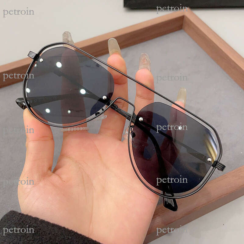 Modern New Style Toad Frame Double Bridge Trendy Unisex Driving Casual Sunglasses