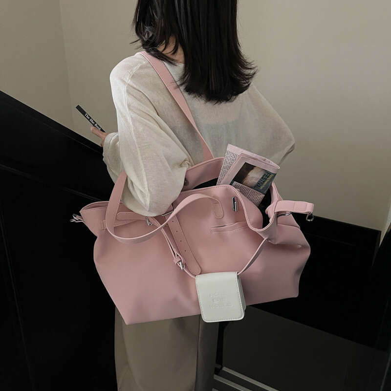 Korean Style Suede Tote for Women 2025 New Fashionable Handbag Bags Designer Large Capacity Shoulder Crossbody Bag