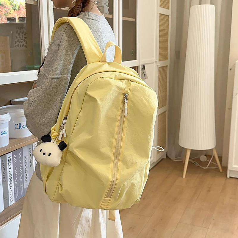 Summer Style Japanese Style Large-Capacity Backpack Korean Style Casual Computer Backpack High-Looking Simple Womens B 250809