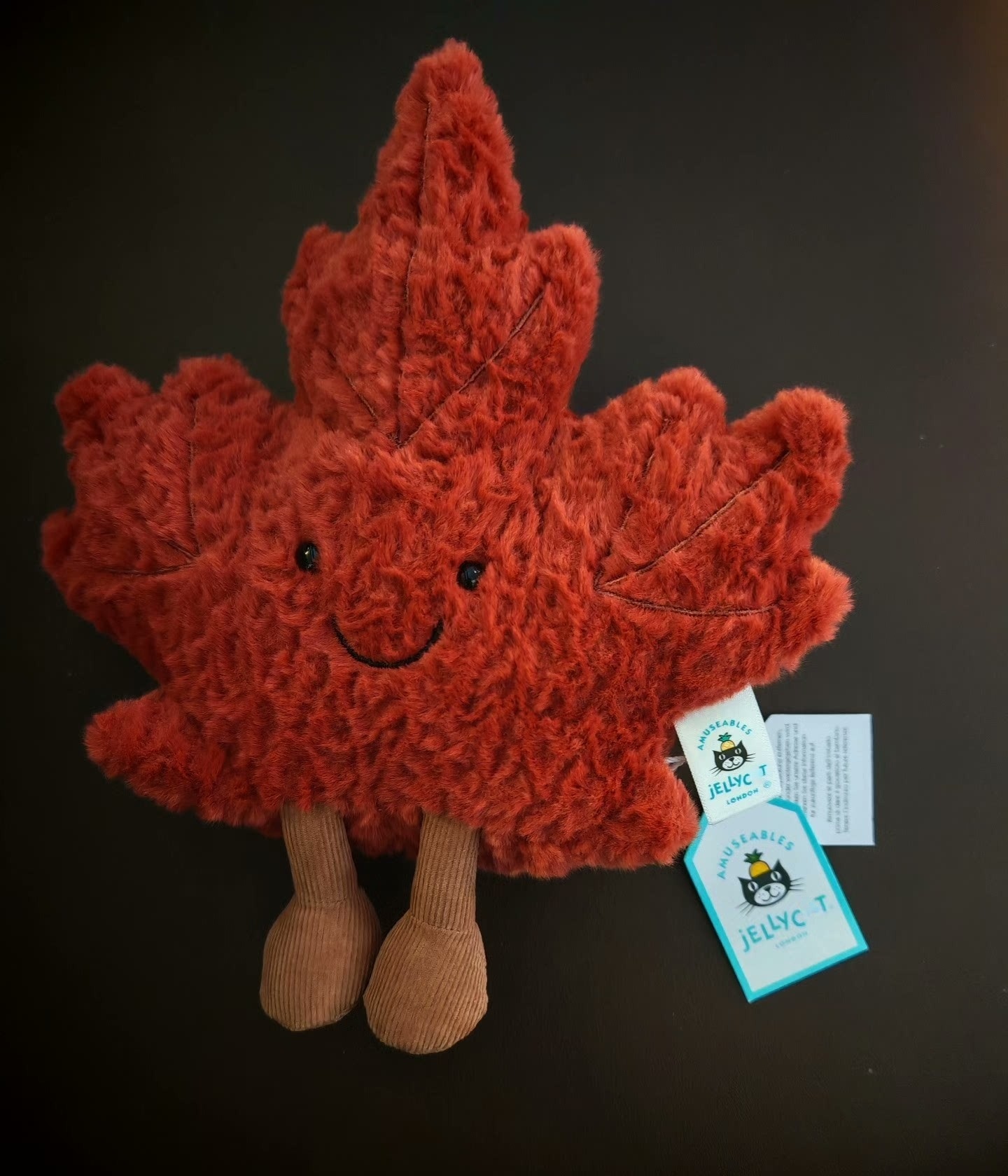 Dolls Jelly cat Amuseables Maple Leaf Plush Children's plush toys Canadian Limited Edition maple 2 leaves Soft Toy MapleLeaf Soothing the Doll Gifts