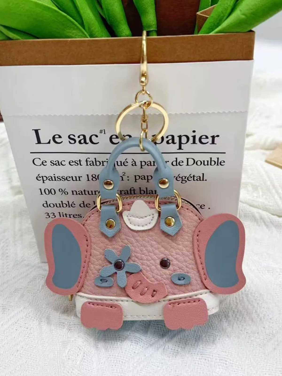 Ladies Mini Elephant Bag New Puppy Elephant Earphone Bag Fem Mini Diagonal Cross Change Bag Mouth Envelope Y250815