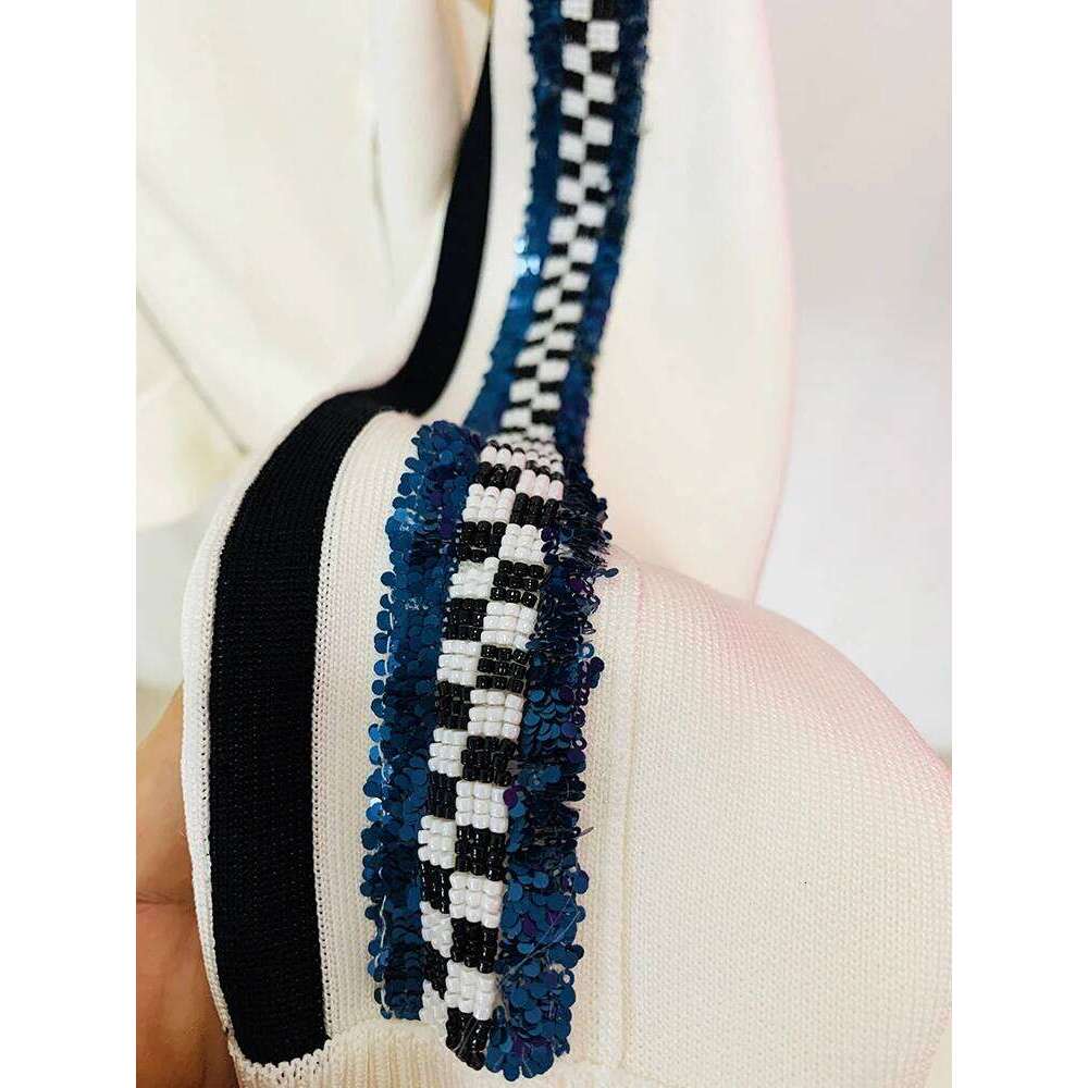 Designer Clothing 2025 HIGH STREET Newest Fashion 2025 Spring Designer Women's Stand Collar Sequin Embroidered Baseball Jacket