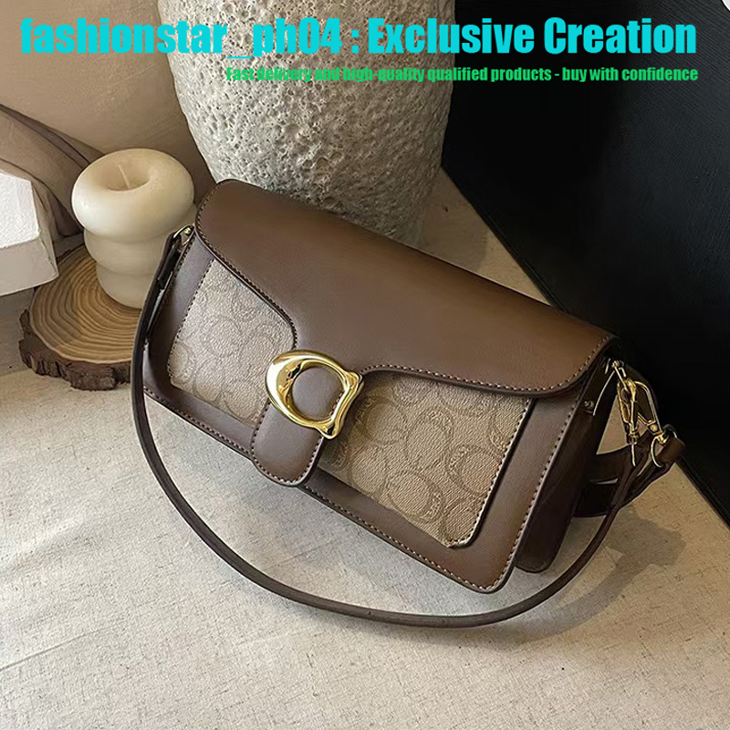 100a Designer Baguette Sacoche Tabby Bag For Woman Purse Black White Shoulder Strap Handbag Tote Leather Clutch Man Fashion Crossbody Pochette Bags