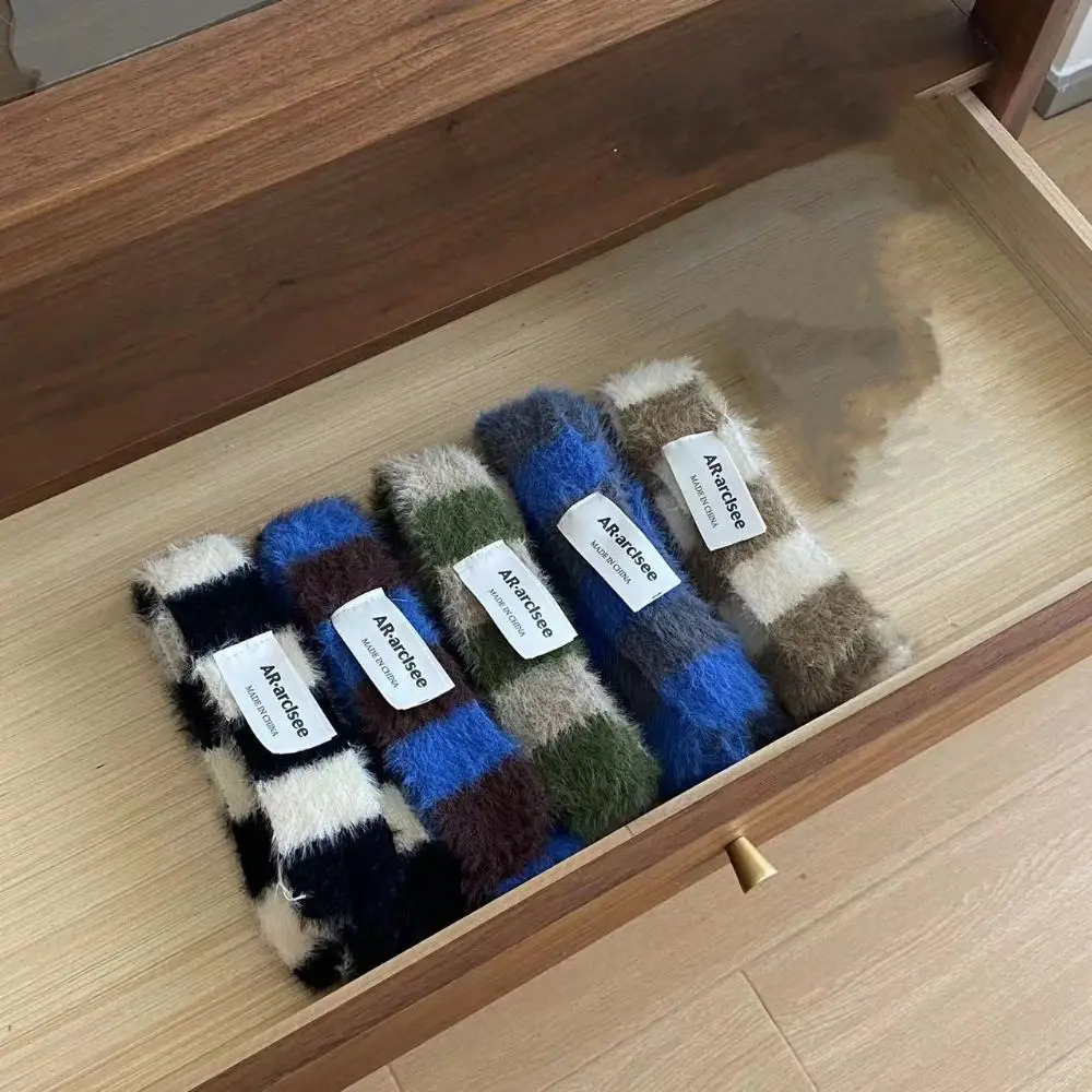 Clothing Accessories Y2 Striped Scarf Warm Knitted Wool Neck Scarves Soft Sausage Thin Scarf Autumn Winter 250808