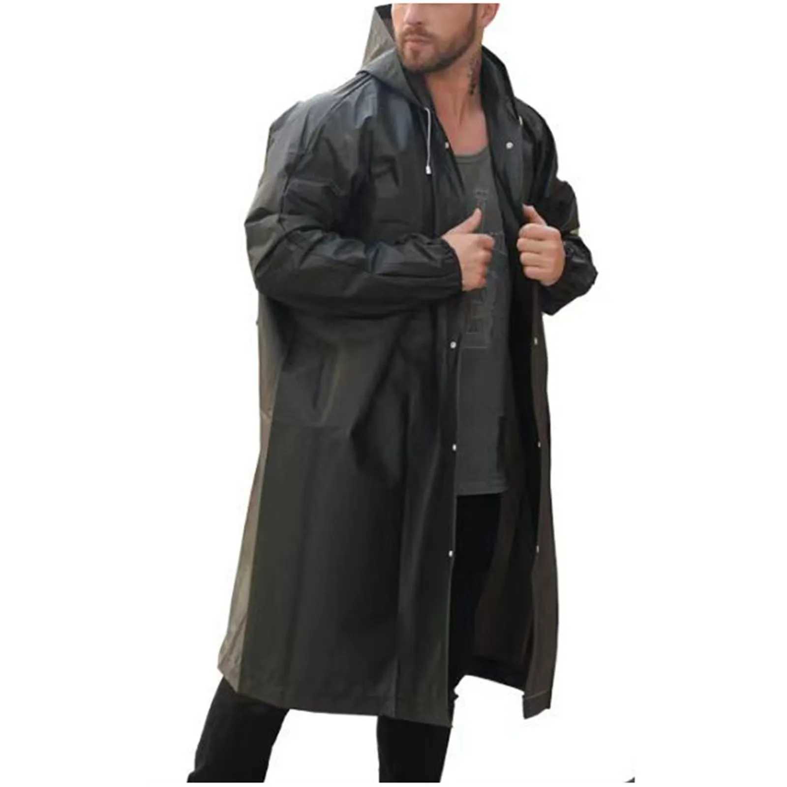 New Unisex EVC Waterproof Raincoat Outdoor Hiking Portable Adult Poncho Raincoat Emergency Outdoor Lightweight Anti-rain Coats Y250814