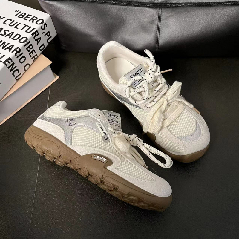 Designer 2025 New Retro Dexun Shoes Women's Mesh Casual Shoes