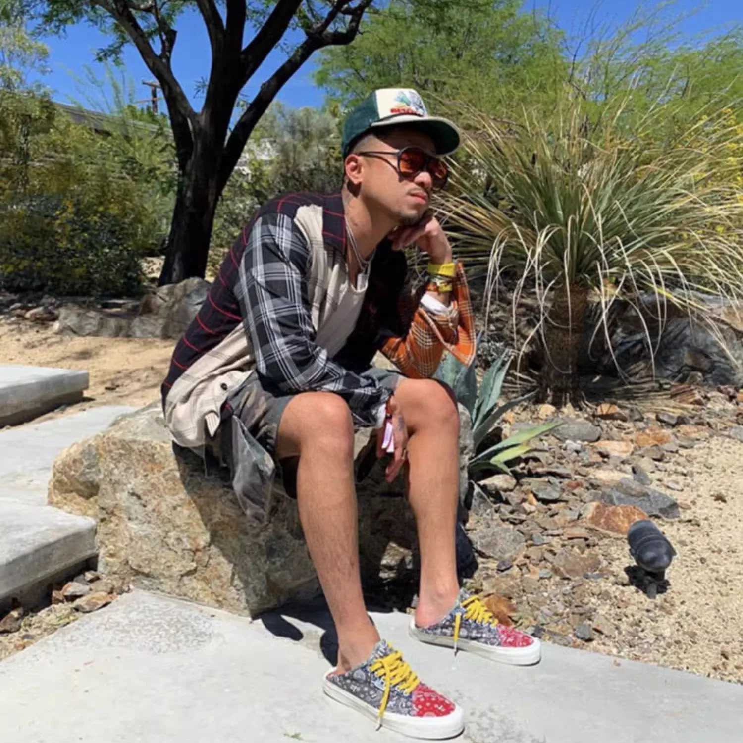 Vintage Camouflage Cargo Shorts Mens Three-dimensional Tailoring Pocket Oversized Cargo Camo Shorts Summer Street Casual Short Y250814