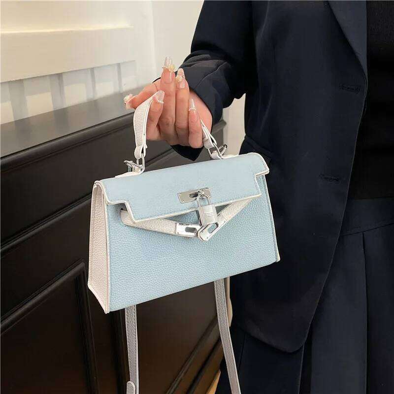 Women's Brand Handbag Made Of Fine Leather, Famous Designer Crossbody Shoulder Messenger Bag, Elegant Tote For Ladies