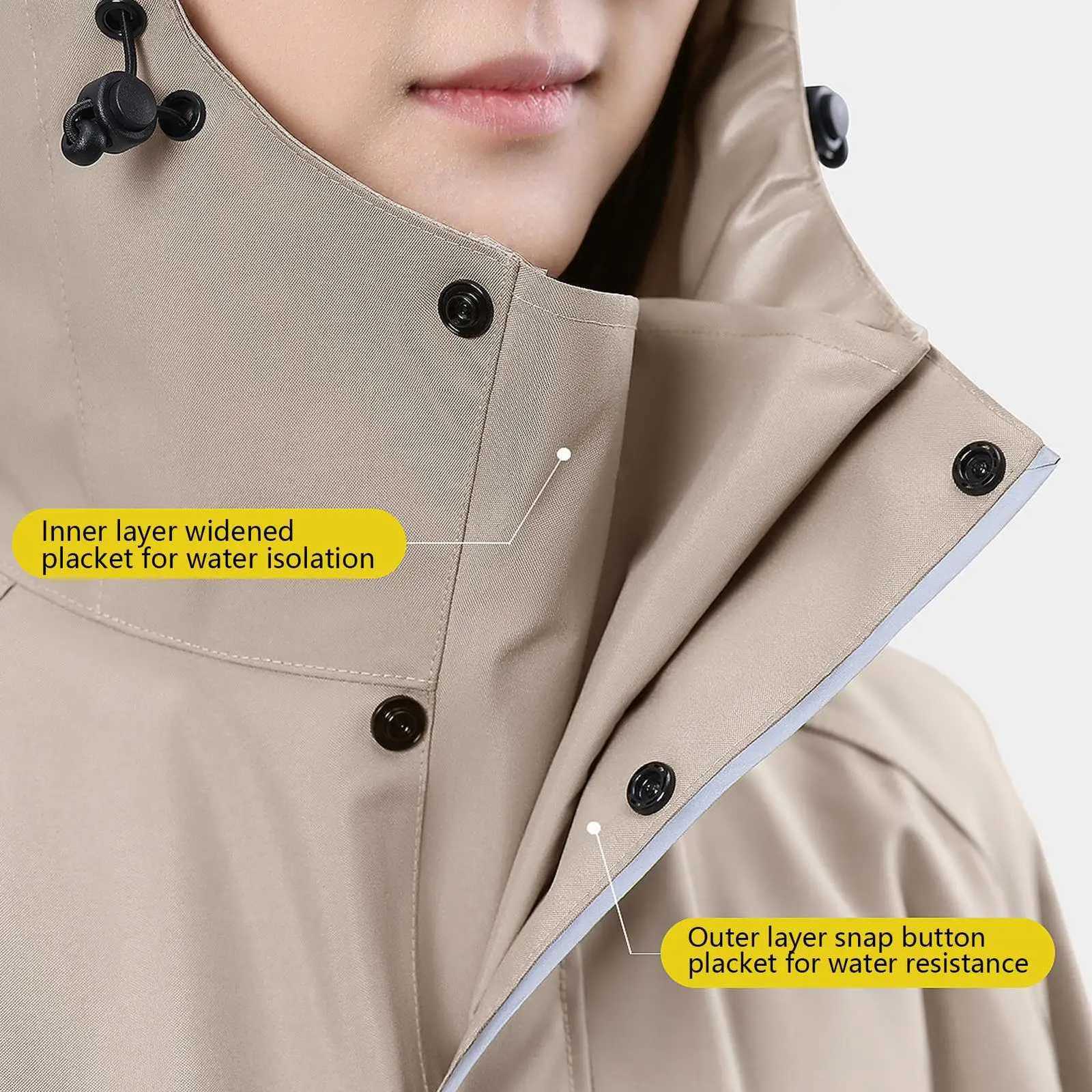 Rain Poncho Outdoor Cycling Raincoat For Scooter Reusable Long Motorcycle Rain Poncho For Men Women Scooter Fishing Camping Y250814