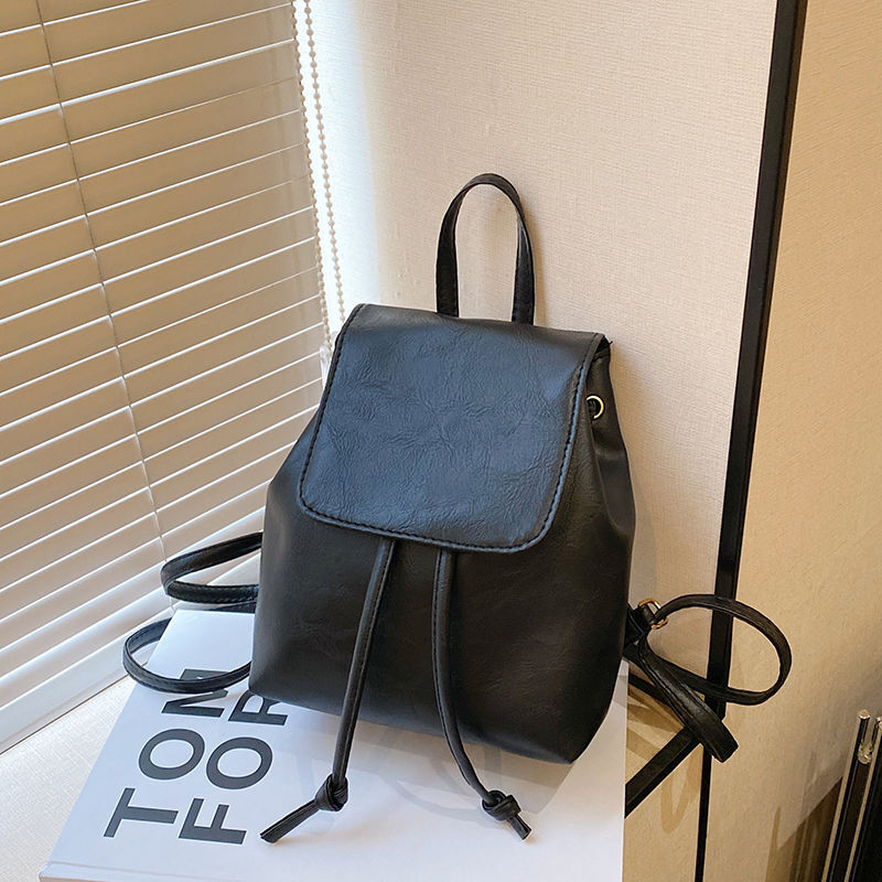 2025 Autumn New Unisex Style Backpack Women's New Minimalist Art Drawstring Retro Shoulder Bag Handbag Autumn New Designer Bag