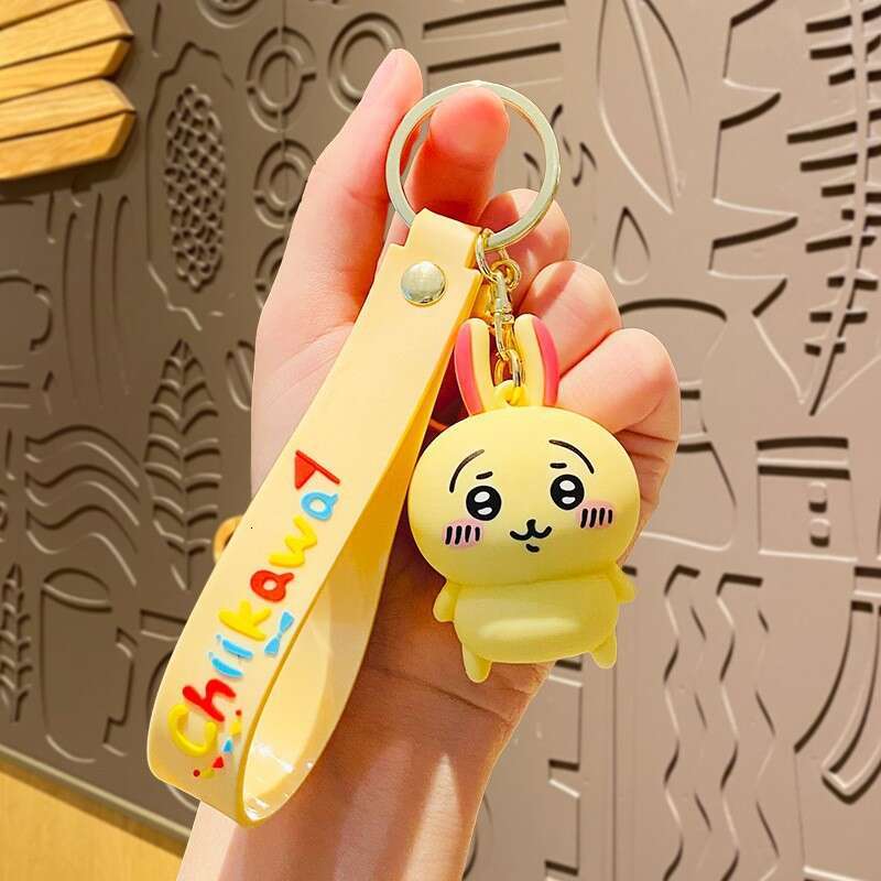 Free shipping Cartoon Little Eight Usagi Pendant Creative Chiikawa Keychain Cute Plush Toy