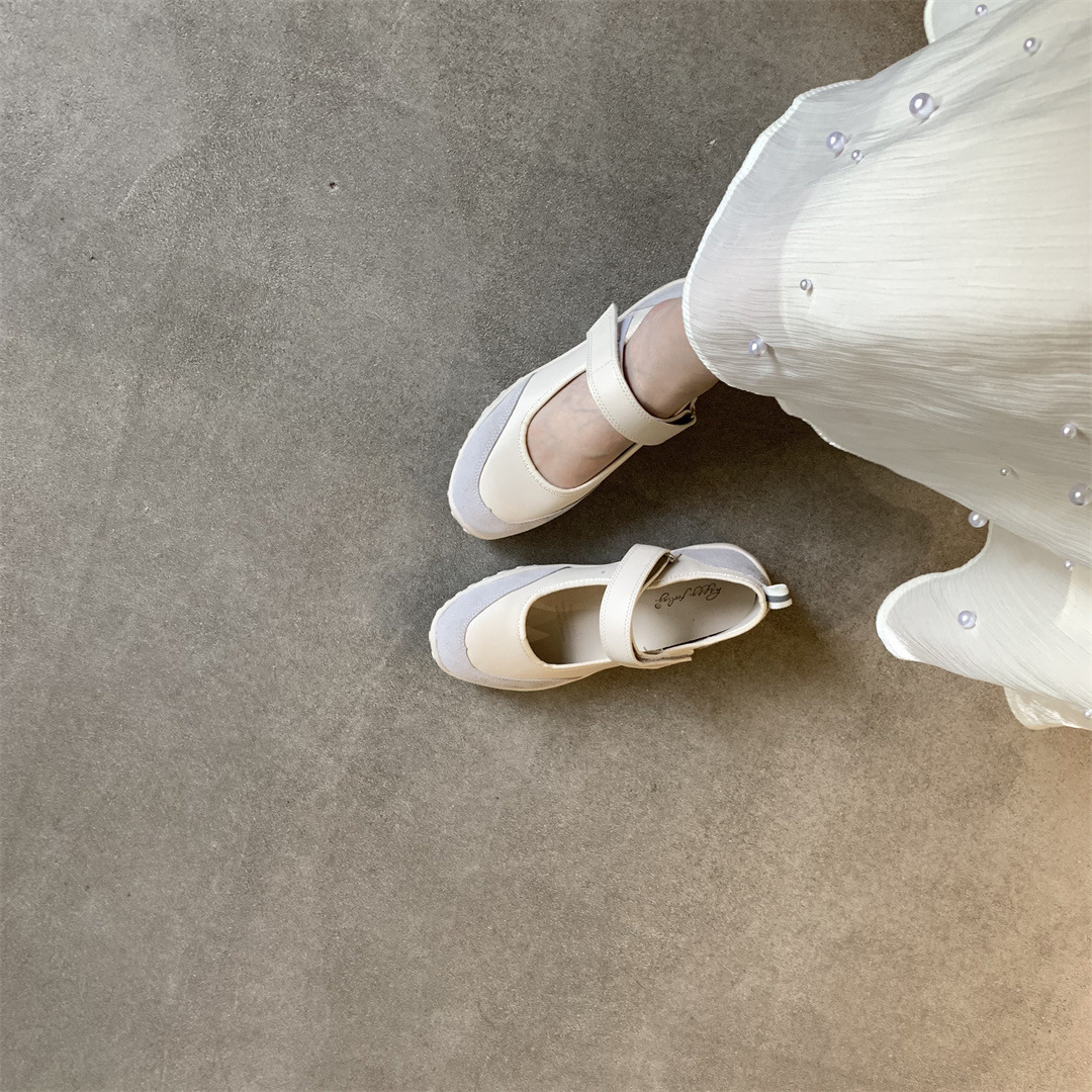 Designer Mary Jane 2025 new casual sports shallow mouth flat shoes