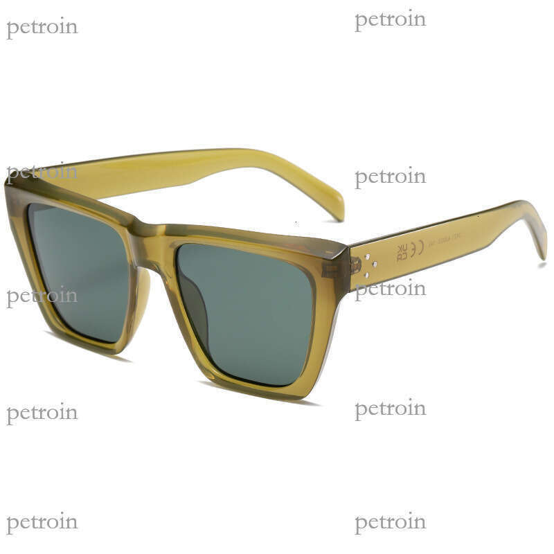 New Style Personality Cat Eye Rice Stud Trendy High-end Fashion UV Protection Sunglasses