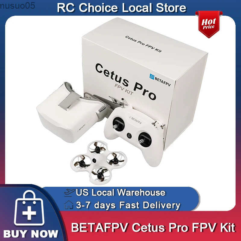 BETAFPV Cetus Pro FPV Kit Remote Drone VR02 Goggles 5.8G Transmitter for Frsky Brushless RC Drones Outdoor Toy L250910