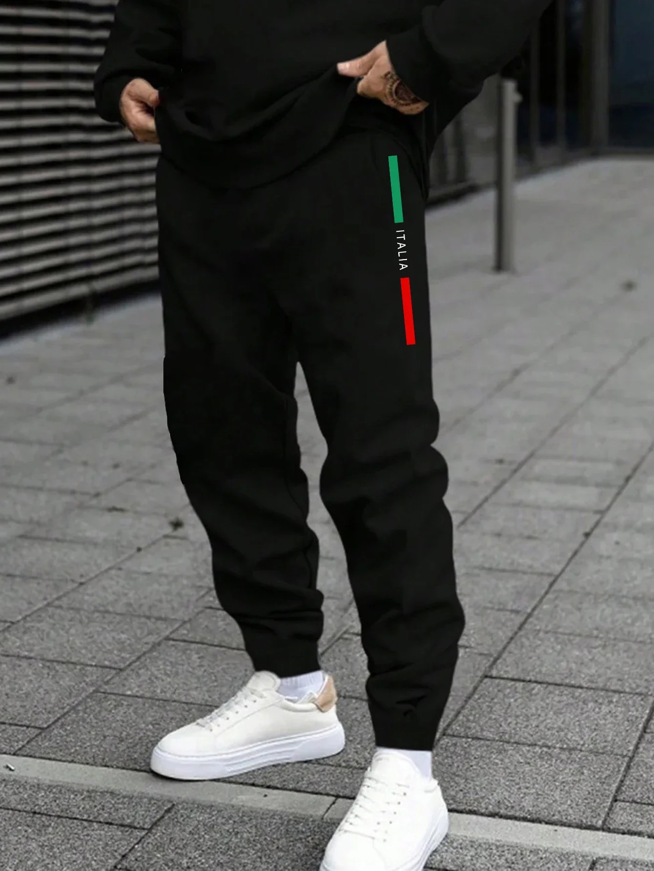 in Mens Tracksuit Printing Single Piece O Neck Sweatshirt Sweatpants Daily Casual Office Hoodies Jogging Streetwear Clothing 250814