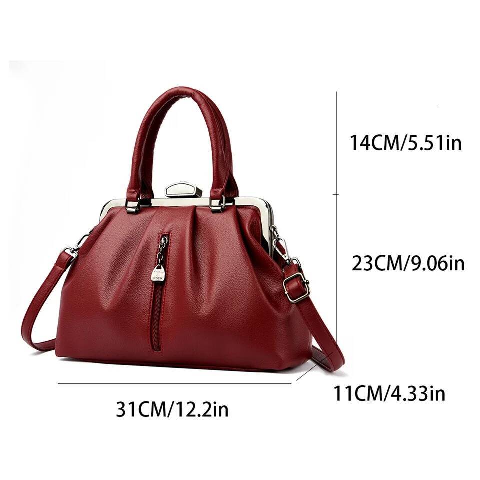 Brand Fashion Handbags Designer Casual Tote Bag High Quality PU Leather Shoulder Crossbody Bags For Women