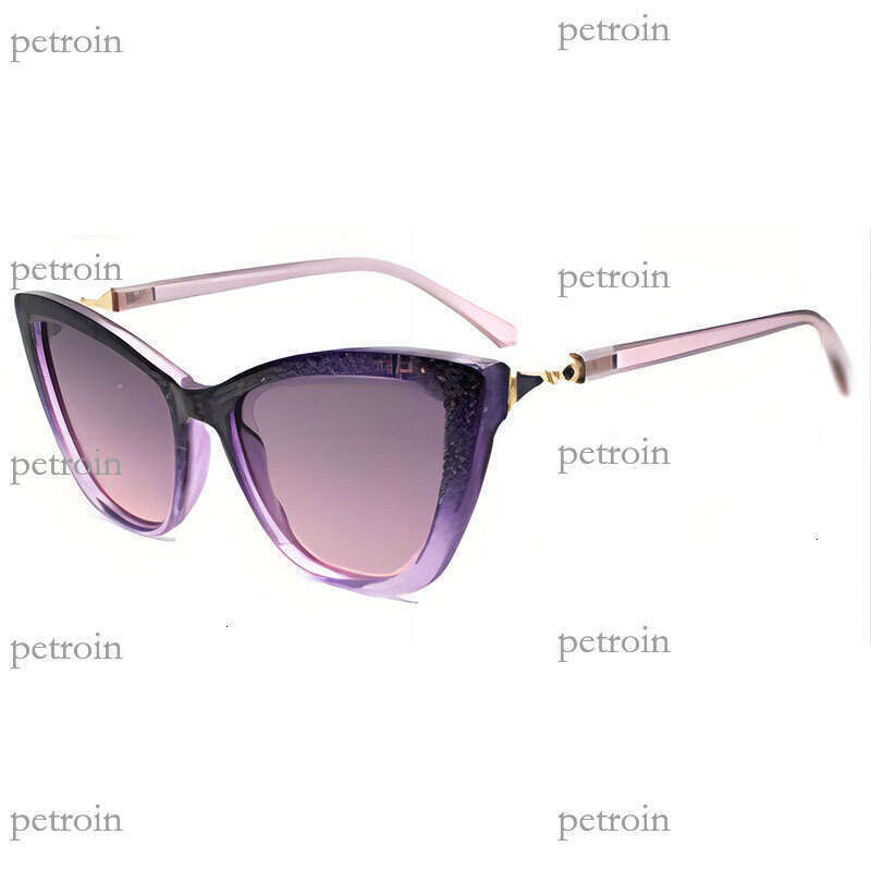 New TR Frame Metal Decorative Fashion Women's Trendy Personality High-end Sunshade Sunglasses