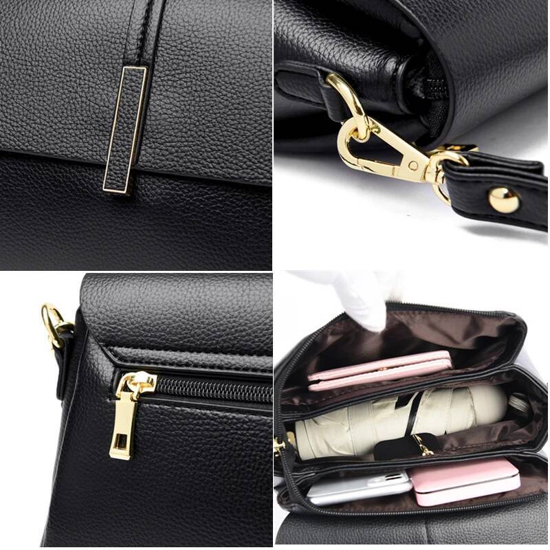 2024 Brand Crossbody Bags For Women Fashion Design Elegant Woman Shoulder Bag Female Handbag And Purses Solid Color