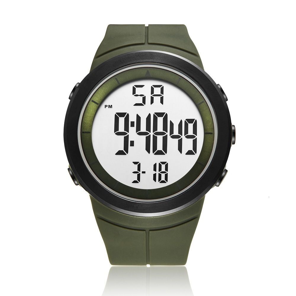 Digital Watches for Men Black 50M Diving Tactical Wristwatch Big Dial Waterproof Electronic Led Military Clocks Alarm Stopwatch 250619
