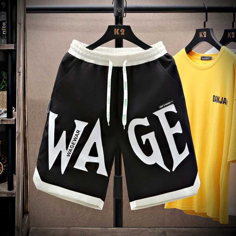 Vibrant Lettering Shorts Graphic Eye-Catching Running Shorts Mens Summer Streetwear Casual Jogging Sport Dry Gym Sports Y250814
