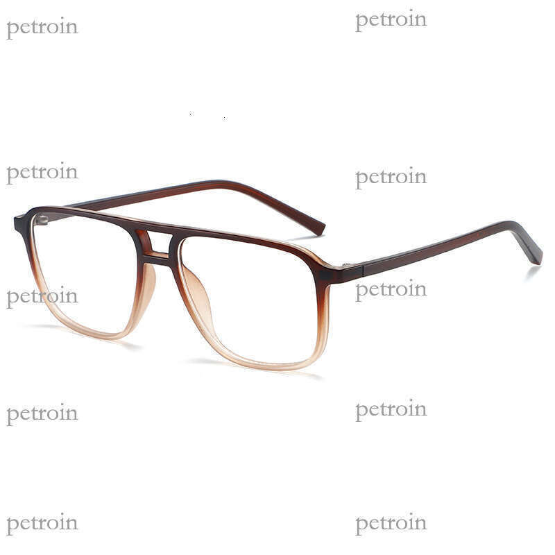 Fashion Double Bridge Magnetic Polarized TR90 Frame Multi-Lens Interchangeable Sunglasses Can Be Paired with Prescription Glasses