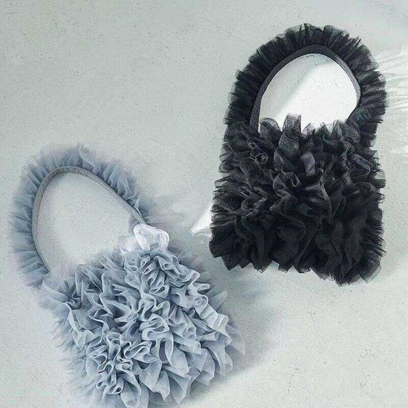 Summer Unique Personalized Chiffon Pleated Design Sense Support Large Capacity Ladies Bag