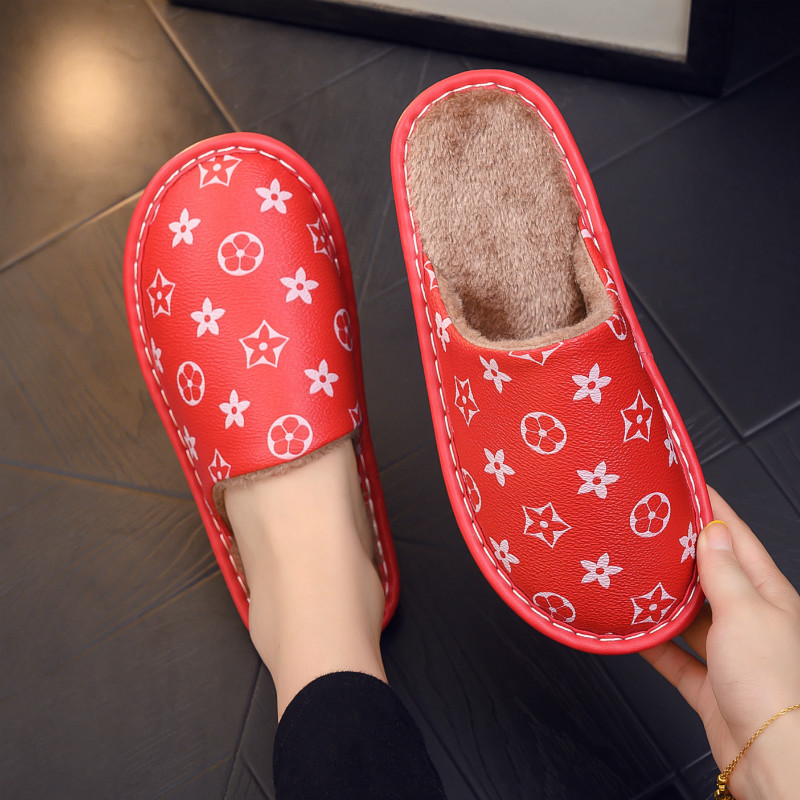 free shipping designer slippers for woman and man winter outdoor indoor sandal casual vintage fashion shoes white red grey