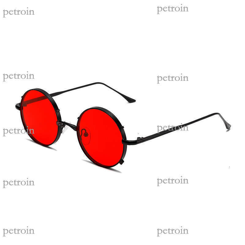 New Metal Small Round Frame Lightweight Fashion UV400 Sunglasses