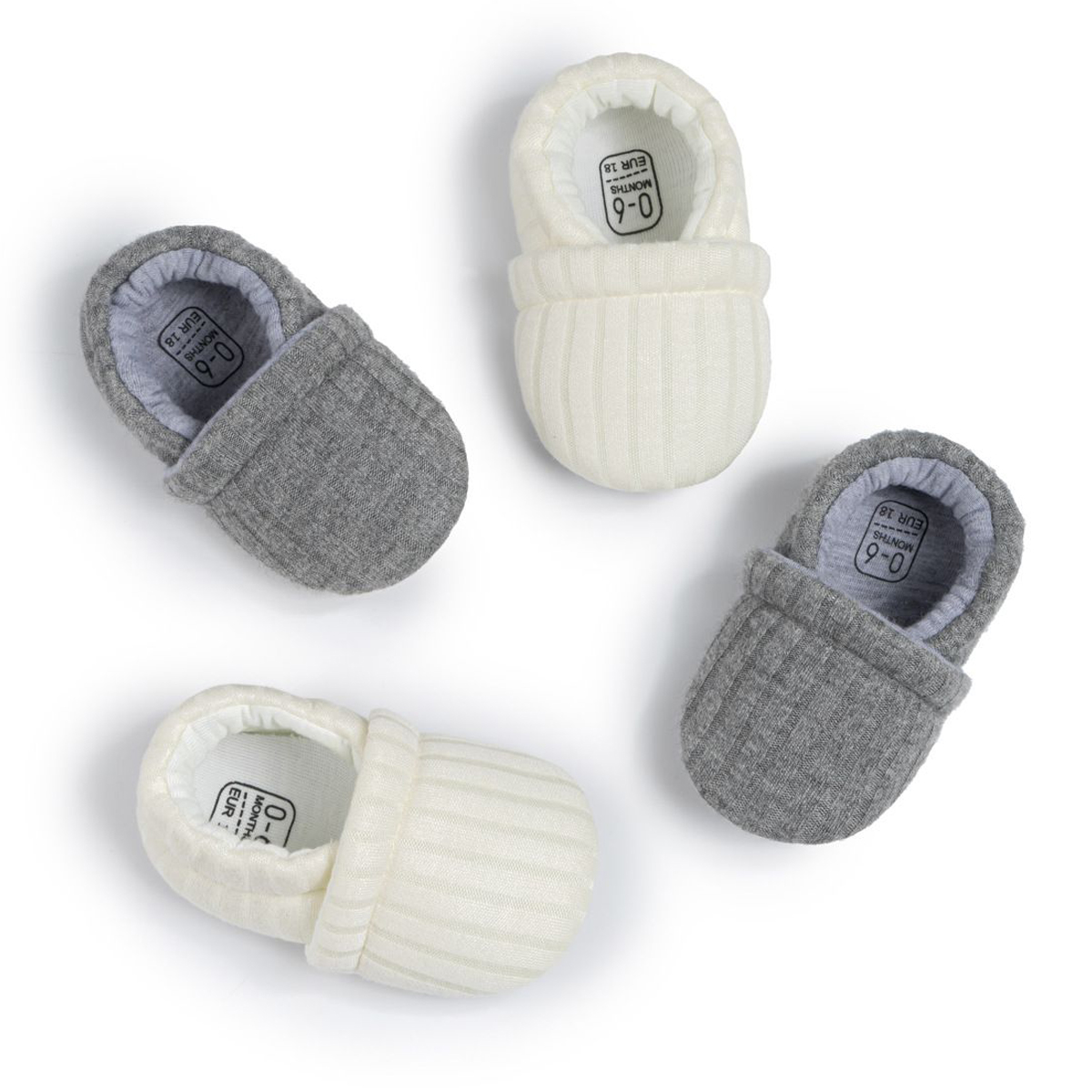 Baby Girls Boys Toddler First Walkers Shoes Booties Newborn Baby Crawling Shoes Kidsnest Warm Fluff Non-Slip Baby Crib Shoes