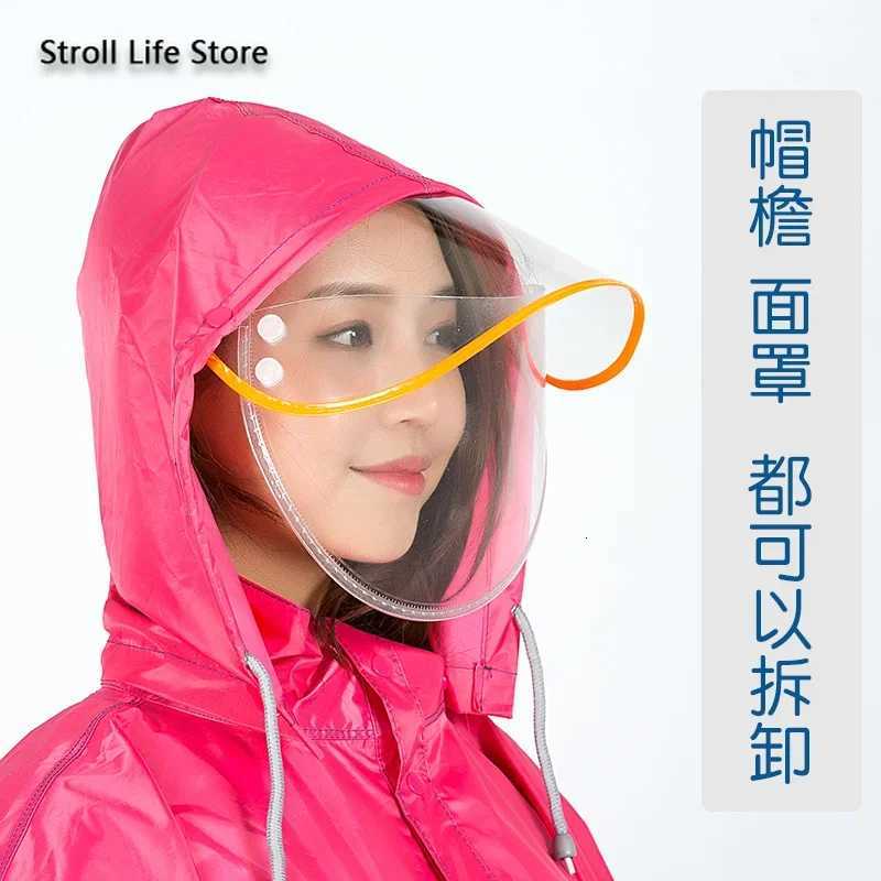Adult Windproof Men Raincoat Women Long Motorcycle Rain Coat Korean Outdoor Hiking Rain Poncho Gabardina Mujer Gift Ideas Y250814