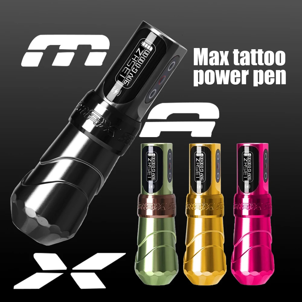 YILONG MAX Tattoo Machine Cartridge Pen 2400mAh Large Capacity Battery Coreless Motor For Artists 250809