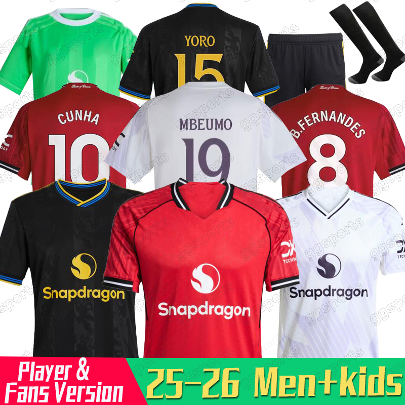 25 26 Cunha soccer jerseys CANTONA 7 Player fans ERIKSEN Man B.FERNANDES SESKO football shirt 2025 2026 CASEMIRO Elanga GARNACHO MOUNT MARTINEZ HOJLUND MBEUMO