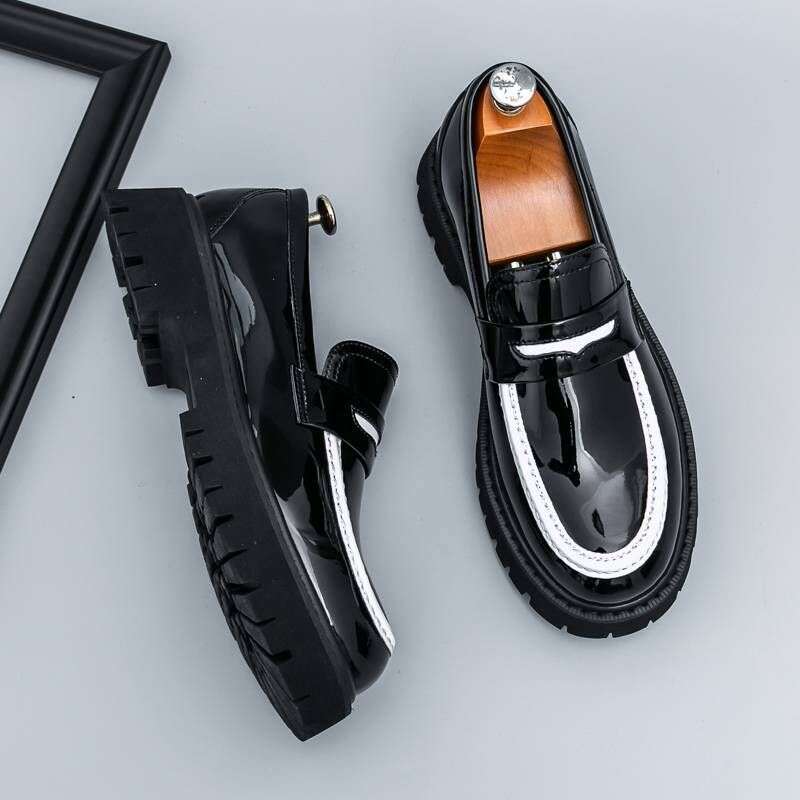 Leather Wedding Formal Oxfords Business Casual Office Work For Men Classic Pointy Men's Dress Shoes