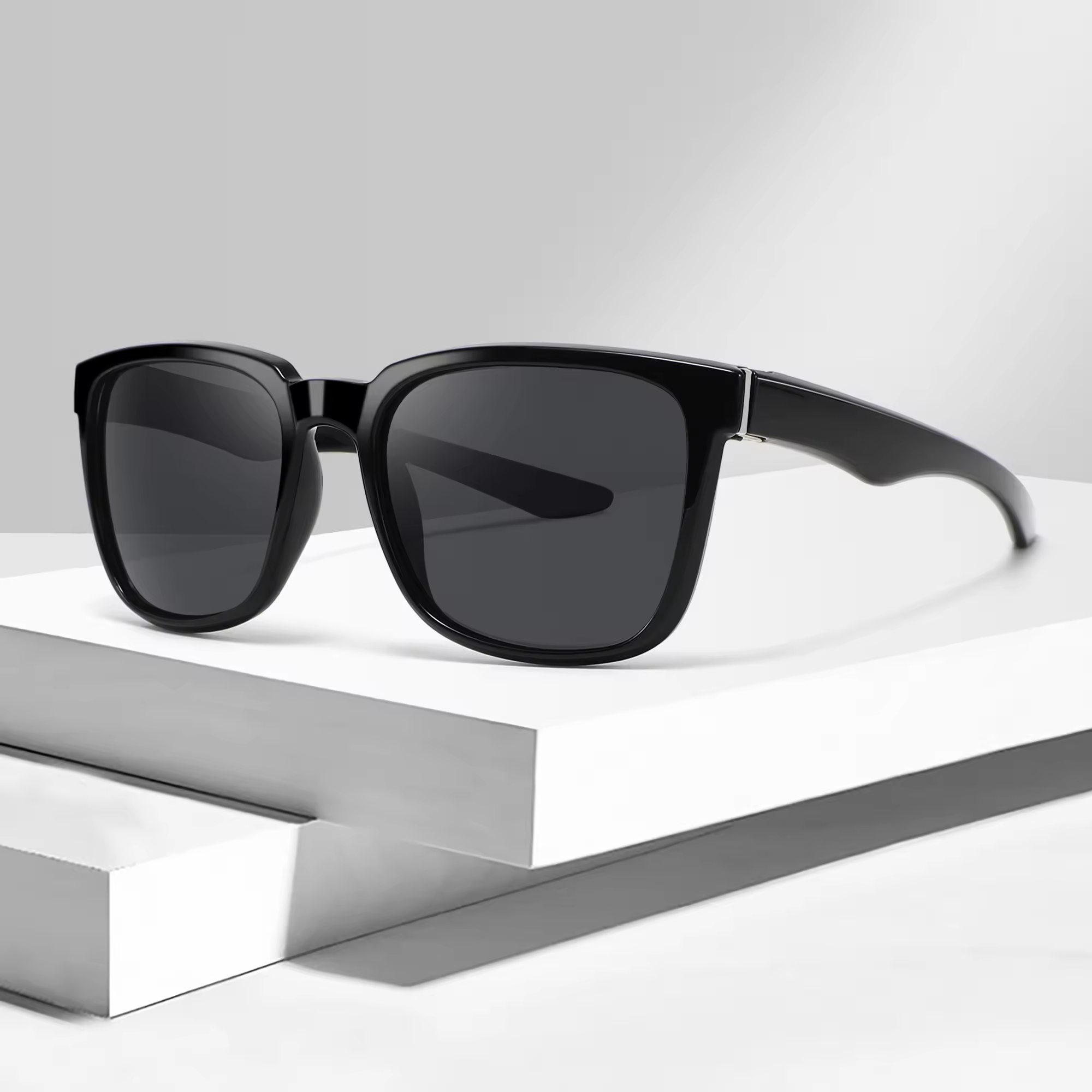 2025 new fashion mirror TAC lens sunglasses 2024 plastic sunglasses custom logo sports casual men's outdoor sunglasses Driving, fishing