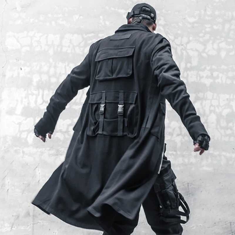 PFNW Mens Darkwear Functional Heavy Industry Cloak Multiple Pockets Tactical Jacket Spring And Autumn New Fit Handsome 2Z5342 W250815