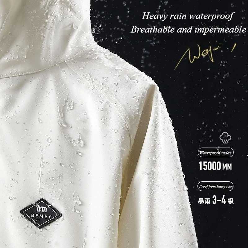 1 Piece Adult Thickened Motorcycle Raincoat Durable Waterproof Riding Equipment Men and Women Special Outdoor Raincoat Y250814