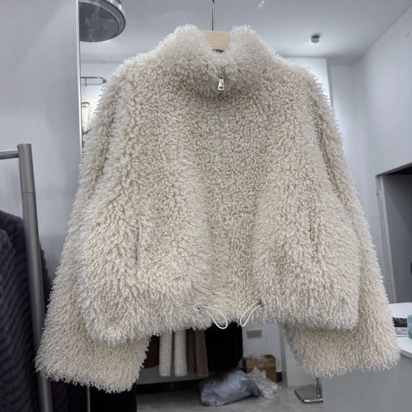 Women Winter Warm Coat Furry Lambswool Coat Turn Down Coat Thick Jacket Tops For Women Coat
