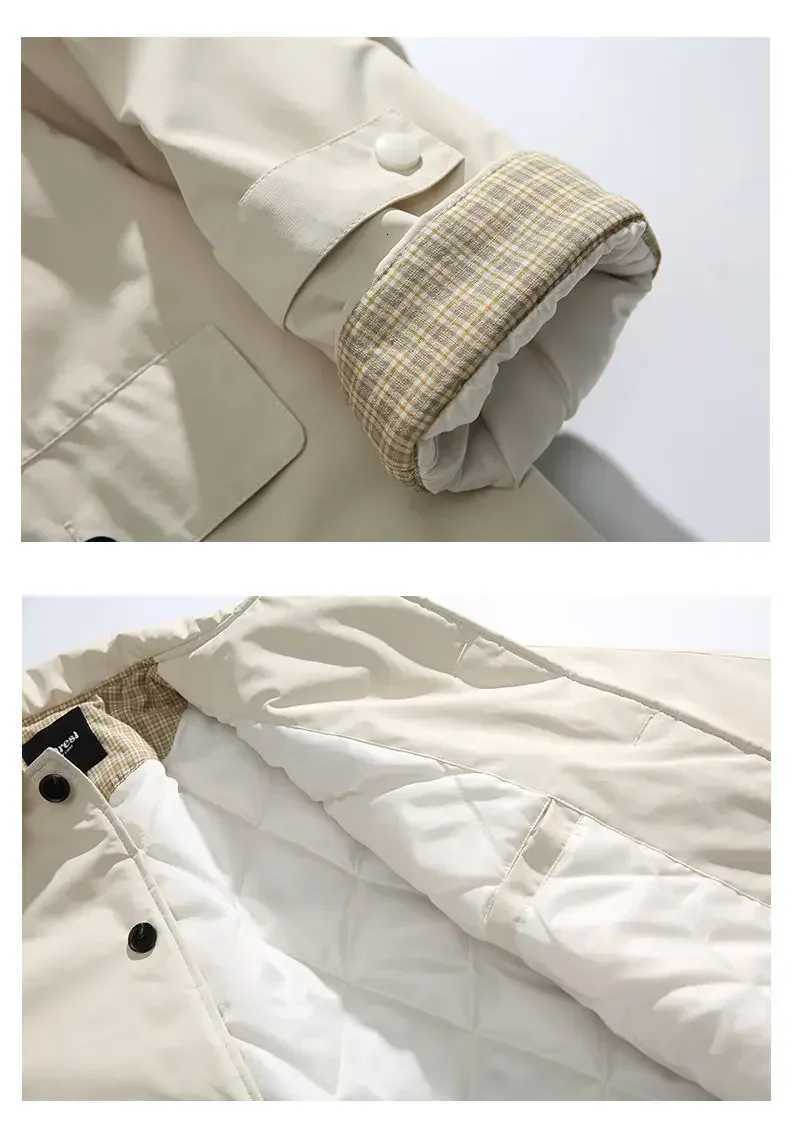 Men Coat Japanese Korean Streetwear Fashion Loose Casual Vintage Long Trench Jacket Men Trenchcoat Outerwear W250815