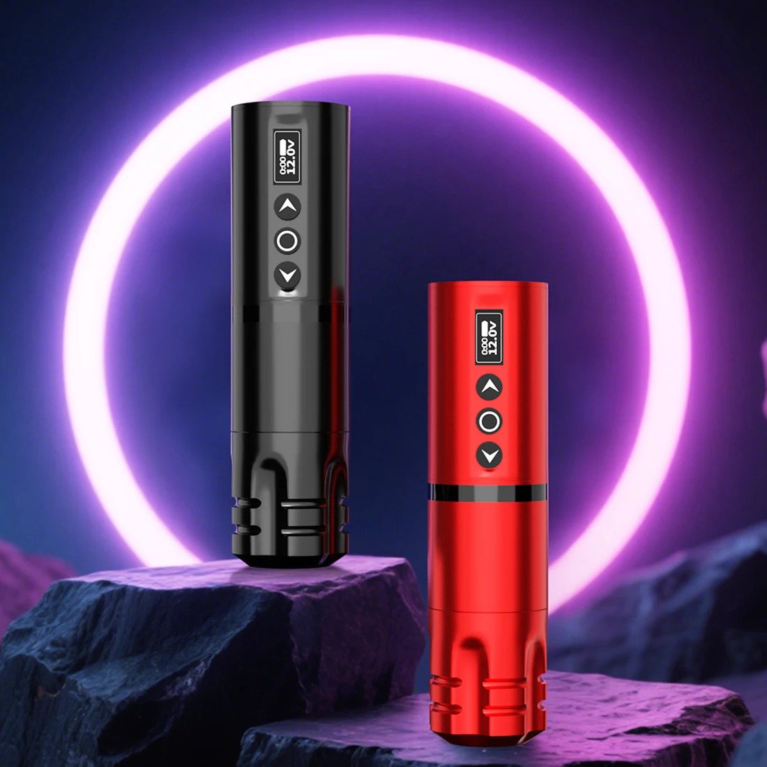 Wireless Tattoo Pen Machine Gun Rotary Prompt of forced start battery Smart Display Cordless supplies 250809