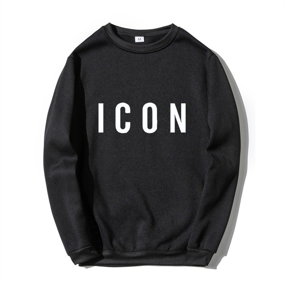 Fashion Designer Mens Hoodie Woman Crew Neck Hoodies For Men Sweatshirts Womens Pullover Cotton Print ICON Long Sleeve Round Collar Streetwear Sweatshirt Y2K