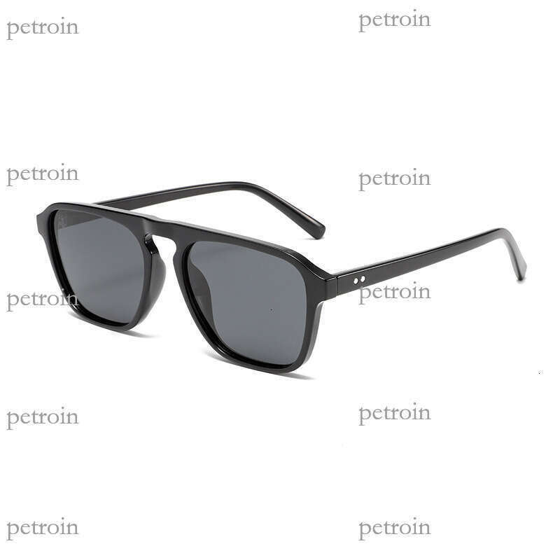 New Men's and Women's Pilot Polarized Sunglasses Fashion Square Frame Hot-Selling Model
