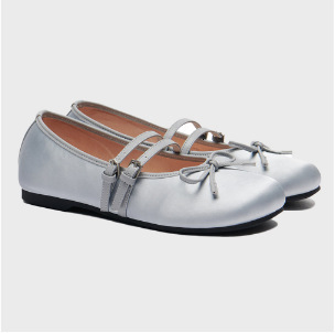 Designer Women's Ballet Shoes 2025 New Mary Jane Bow Flat Shoes